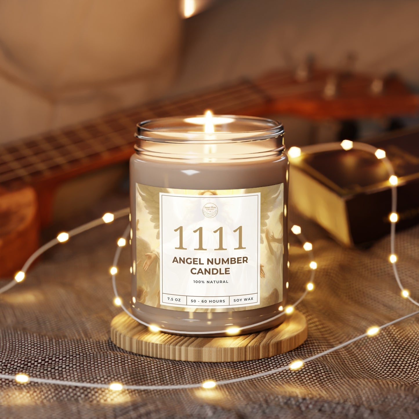 1111 Angel Number Blessing Candle