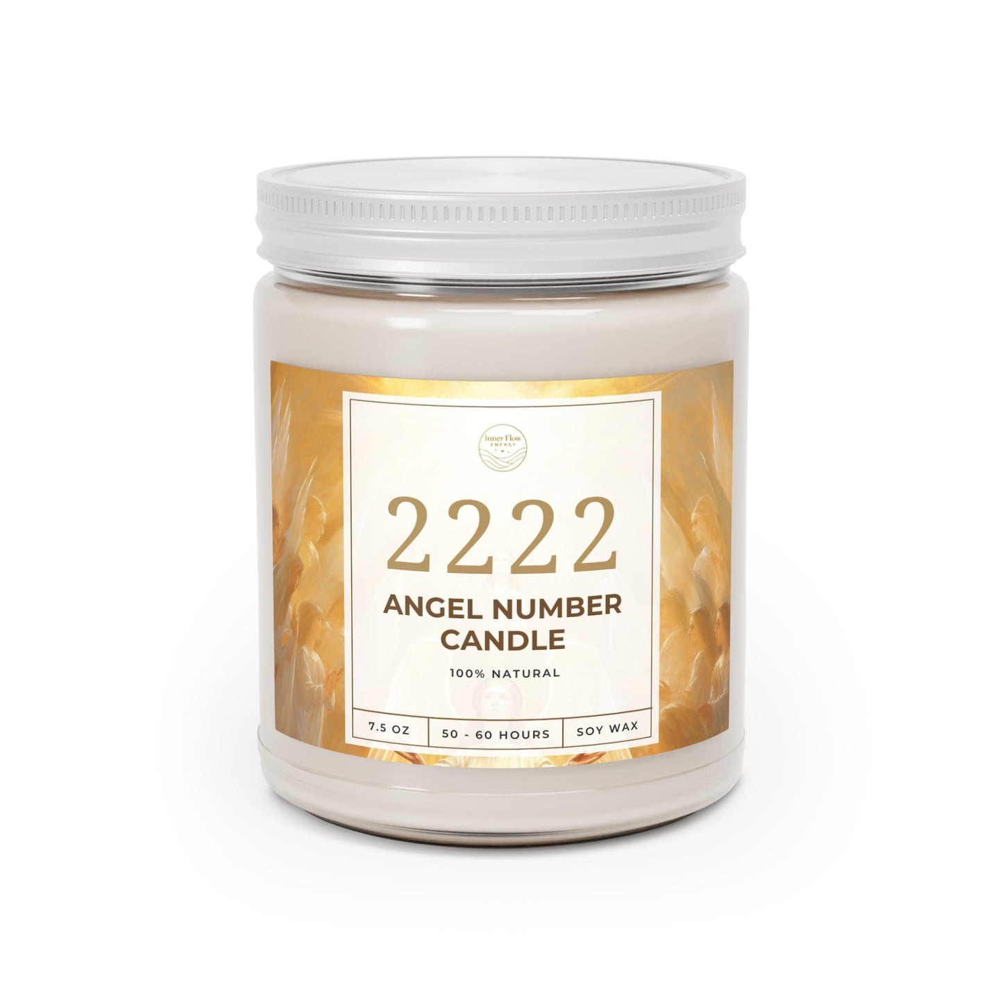 2222 Angel Number Blessing Candle